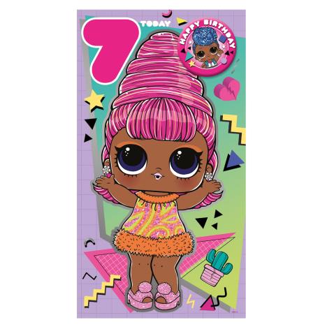 LOL Surprise 7th Birthday Card with Badge £2.69